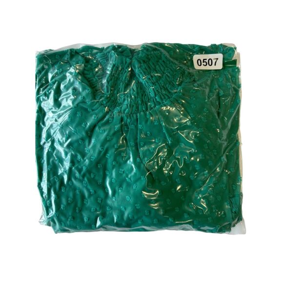 Yumi Kim Class Act Emerald Green Flirty Flowy Dress NWOT S - Picture 10 of 10